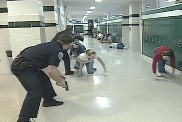 Homeland Security Conducts Unannounced School Lockdown Drill Photo Homeland Security Conducts Unannounced School Lockdown Drill 140314dhs